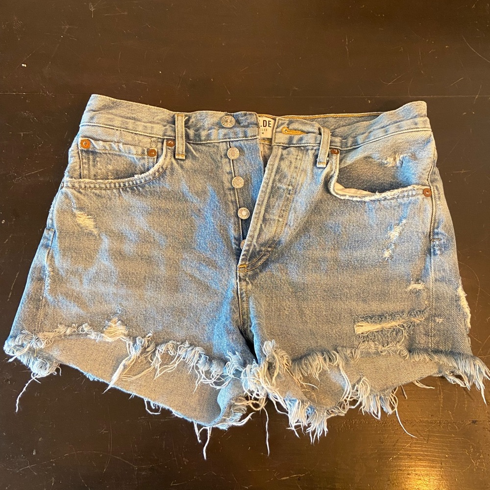 AGOLDE Parker vintage cut off denim short - 25